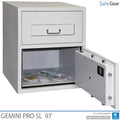 Gemini Pro SL 97 Cassaforte Deposito (119 L) - Test antieffrazione D-I - Serratura a codice con 9 codici utente
