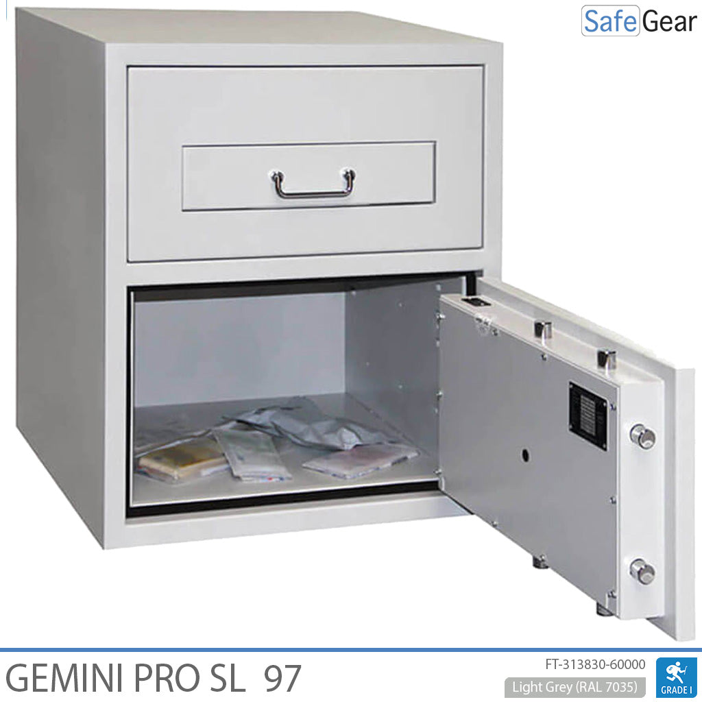 Gemini Pro SL 97 Cassaforte Deposito (119 L) - Test antieffrazione D-I - Serratura a chiave