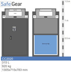 Size illustration cashcollect