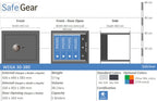 Measurements Wega Wall Safe