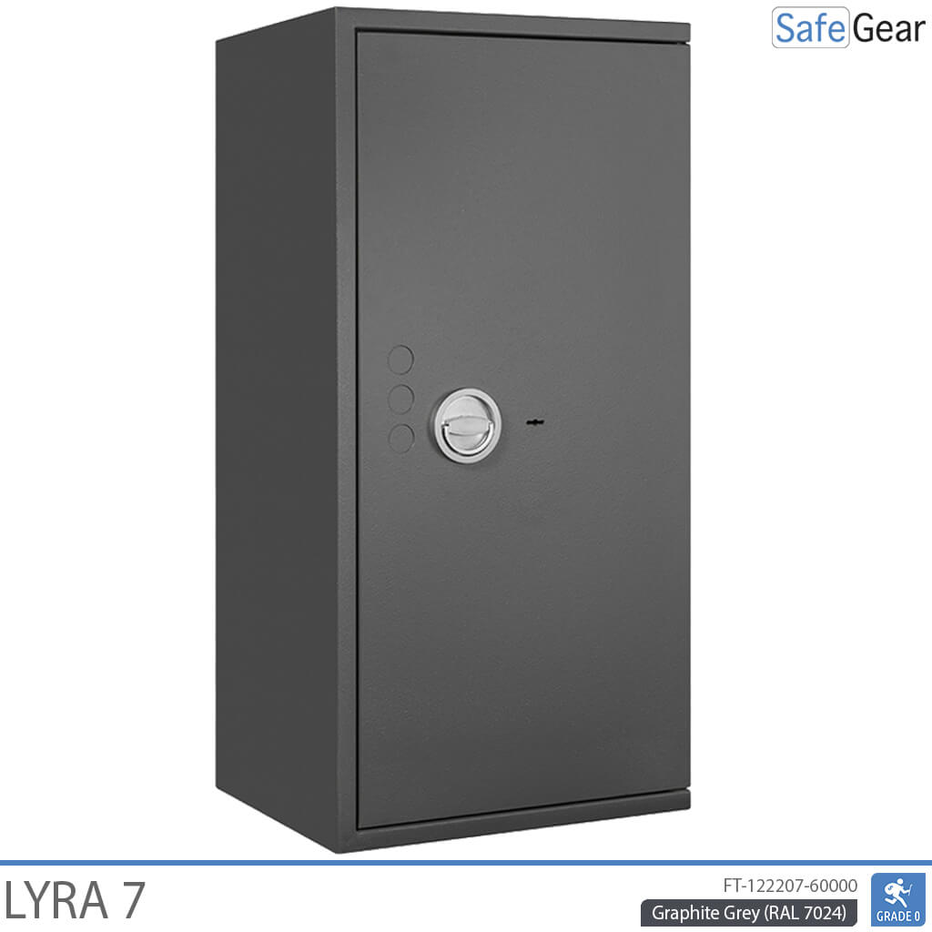 Lyra 7 - Cassaforte di sicurezza (118 Litri) - Test antieffrazione Grado 0
