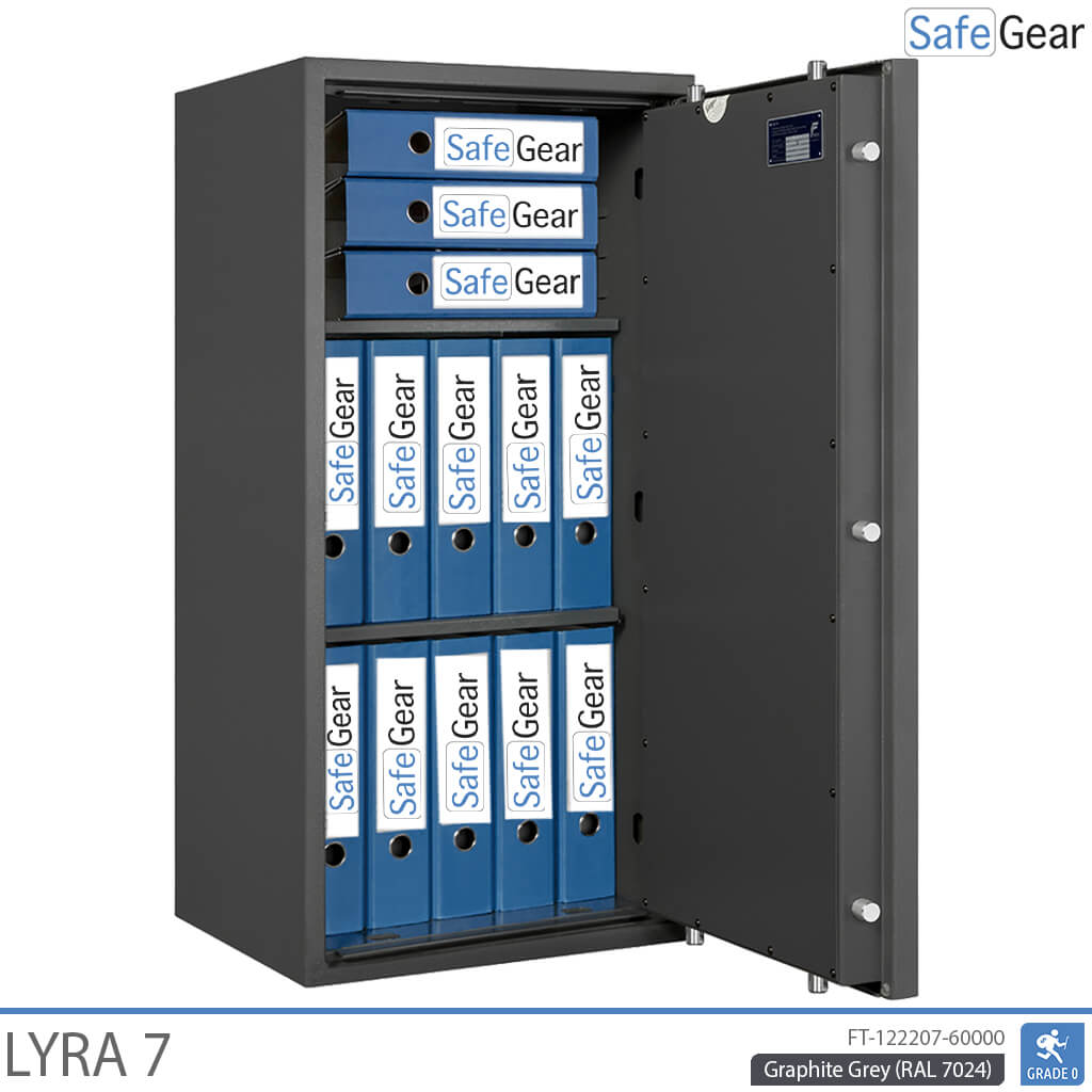 Lyra 7 - Cassaforte di sicurezza (118 Litri) - Test antieffrazione Grado 0