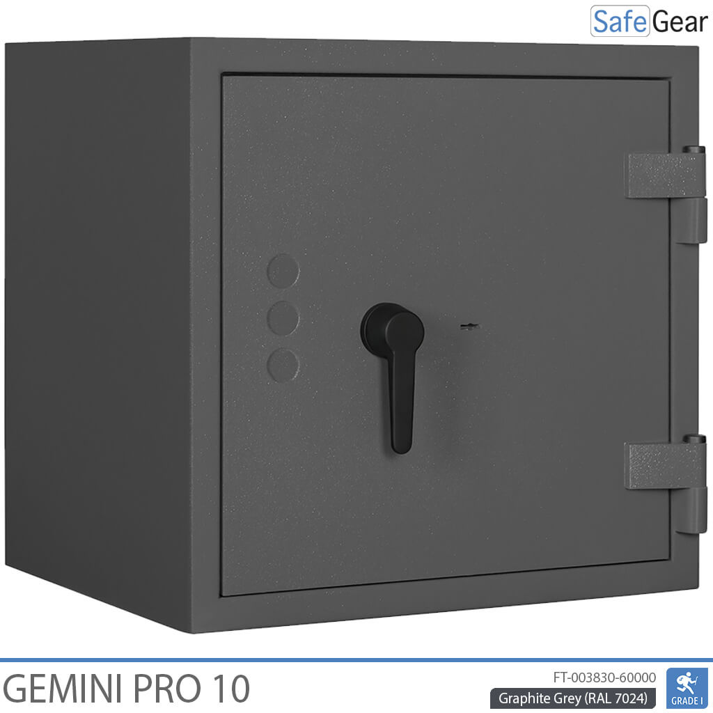 Gemini Pro 10 - Cassaforte di Sicurezza (103 Litri) - Grado di Resistenza all'Intrusione 1
