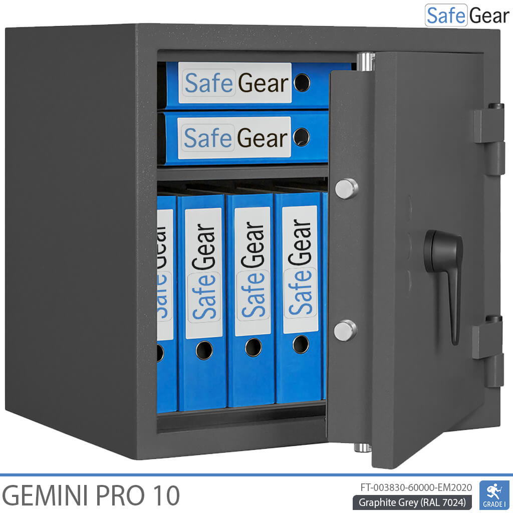 Gemini Pro 10 - Cassaforte di Sicurezza (103 Litri) - Grado di Resistenza all'Intrusione 1