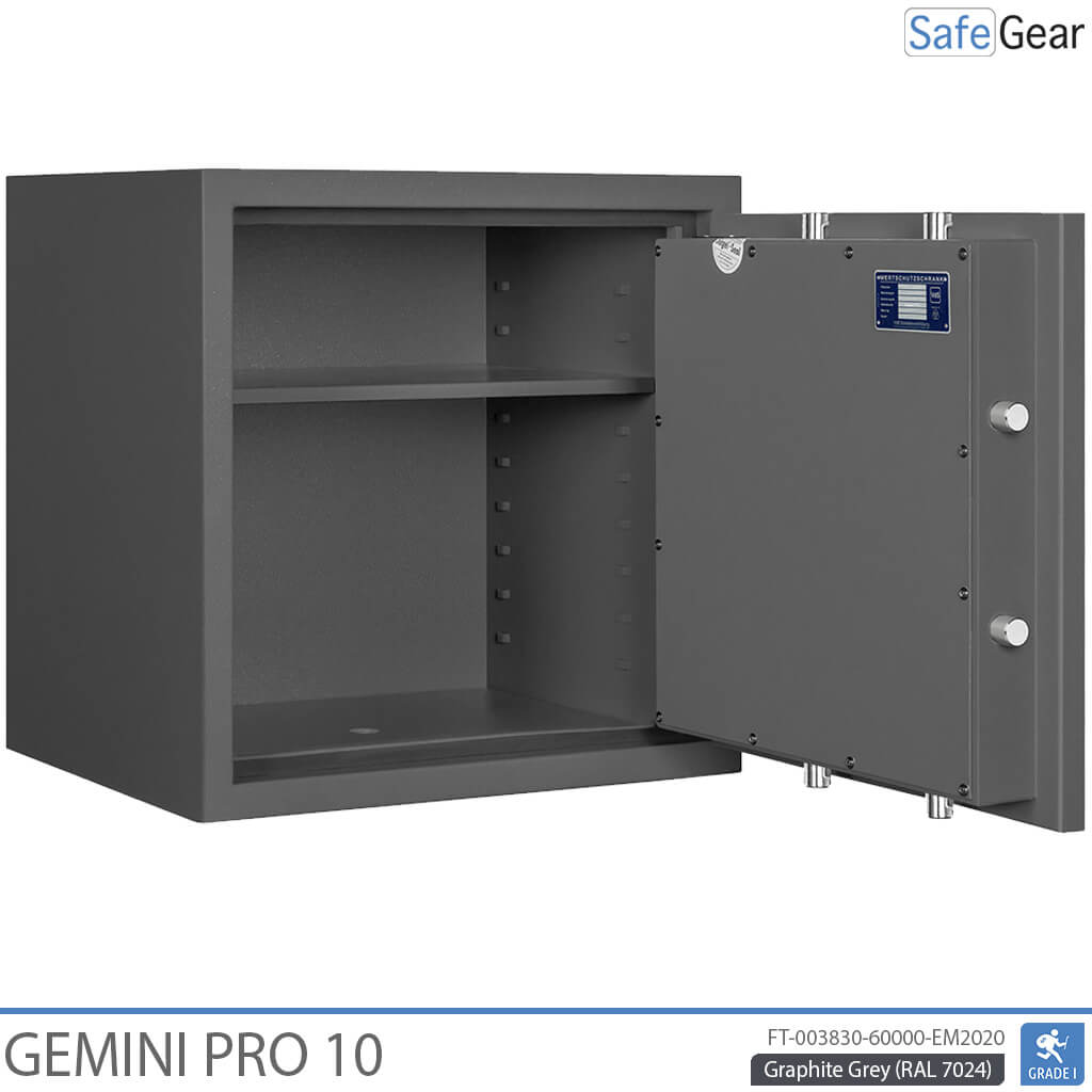 Gemini Pro 10 - Cassaforte di Sicurezza (103 Litri) - Grado di Resistenza all'Intrusione 1