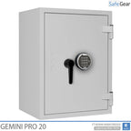 Gemini Pro 20 - Cassaforte di Sicurezza (141 Litri) - Grado di Resistenza all'Intrusione 1
