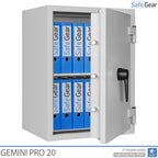 Gemini Pro 20 - Cassaforte di Sicurezza (141 Litri) - Grado di Resistenza all'Intrusione 1