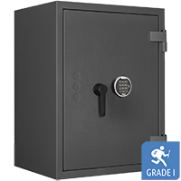 Gemini Pro 20 - Cassaforte di Sicurezza (141 Litri) - Grado di Resistenza all'Intrusione 1