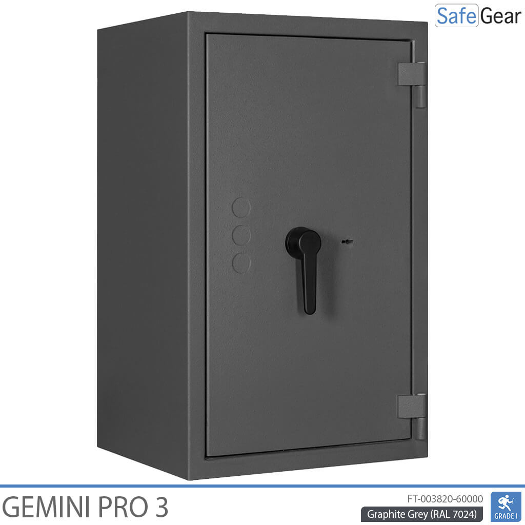 Gemini Pro 3 - Cassaforte di Sicurezza (90 Litri) - Grado di Resistenza all'Intrusione 1