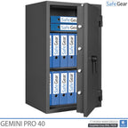 Gemini Pro 40 - Cassaforte di Sicurezza (180 Litri) - Grado di Resistenza all'Intrusione 1
