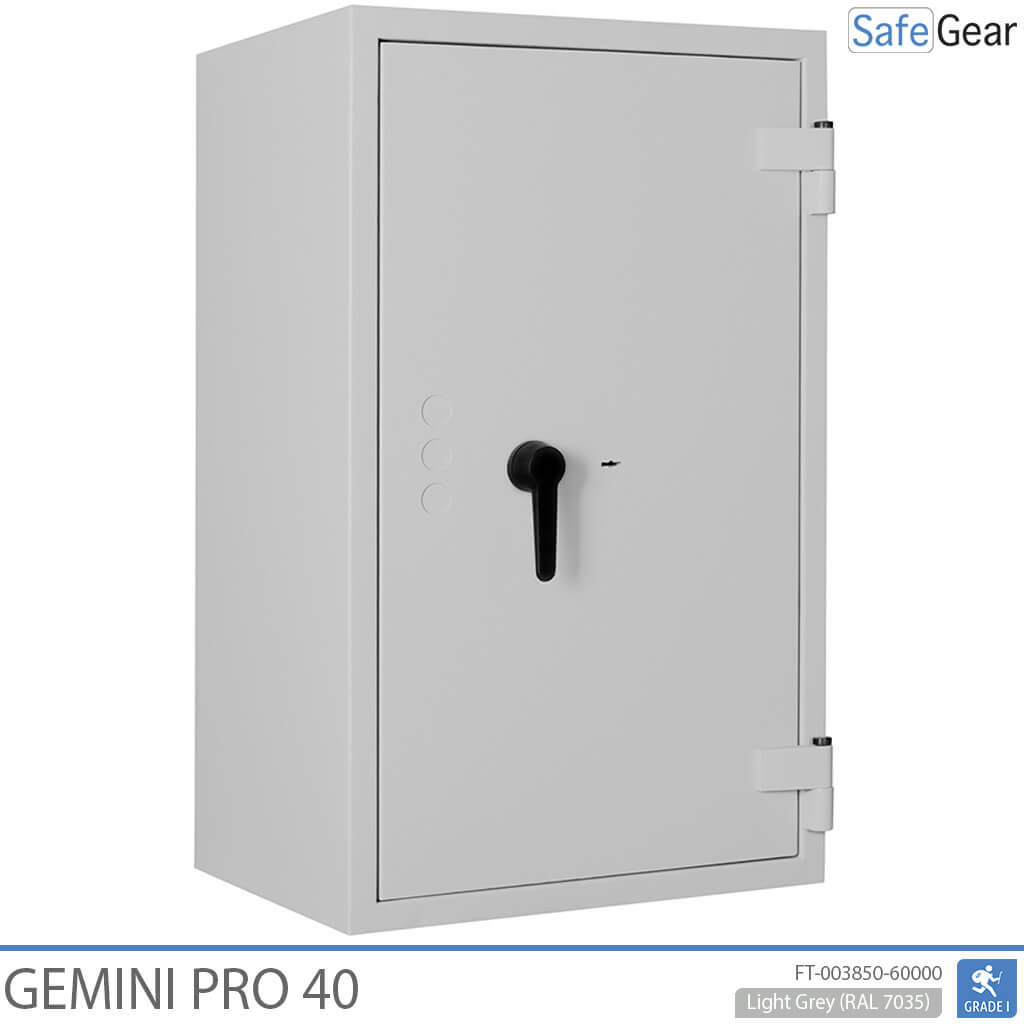 Gemini Pro 40 - Cassaforte di Sicurezza (180 Litri) - Grado di Resistenza all'Intrusione 1