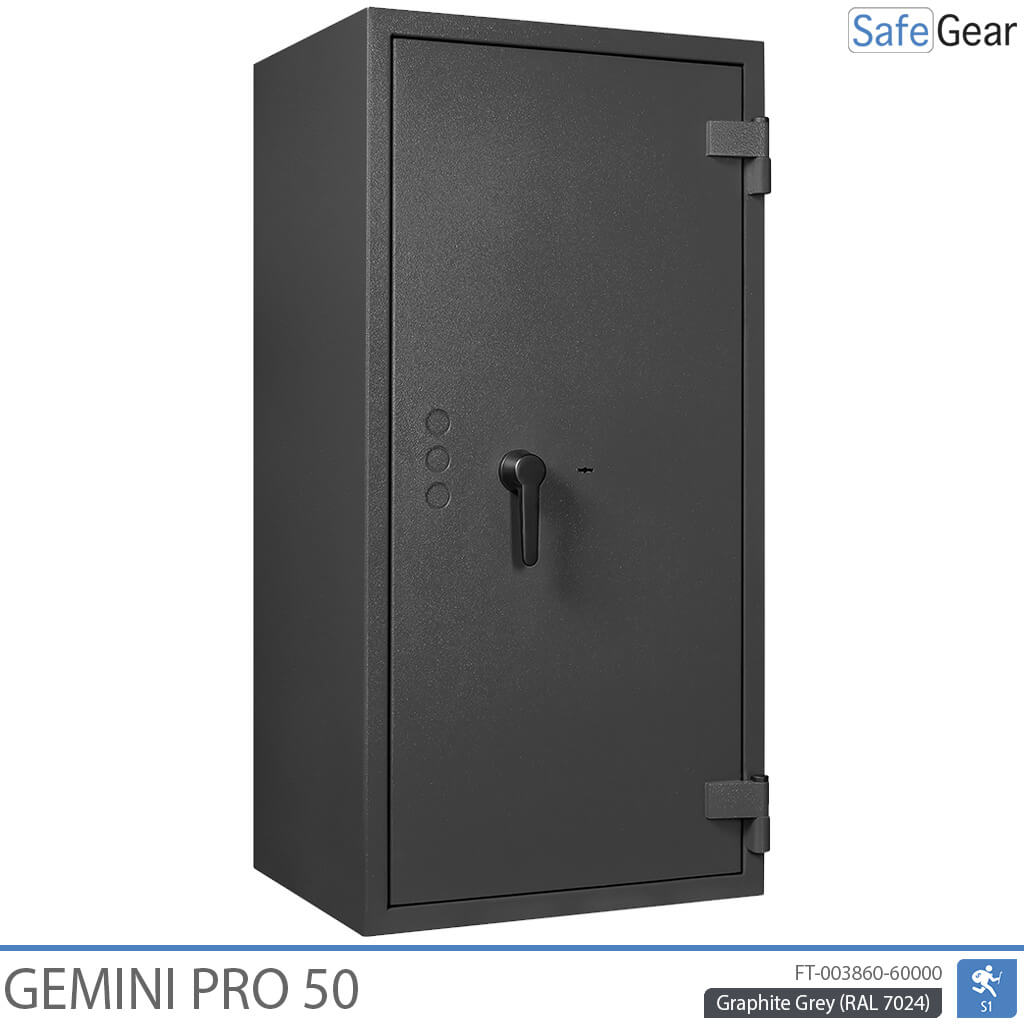 Gemini Pro 50 - Cassaforte di sicurezza (219 litri) - Test antieffrazione Grado 1