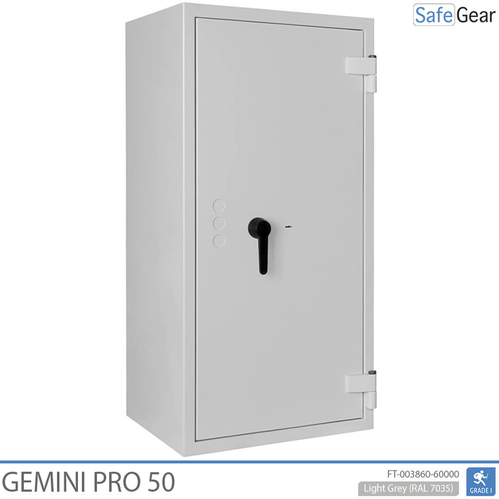 Gemini Pro 50 - Cassaforte di sicurezza (219 litri) - Test antieffrazione Grado 1