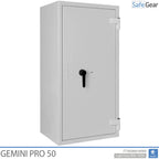 Gemini Pro 50 - Cassaforte per farmacia (219 litri) - 4 cassetti - 2 ripiani - Test antieffrazione Grado 1