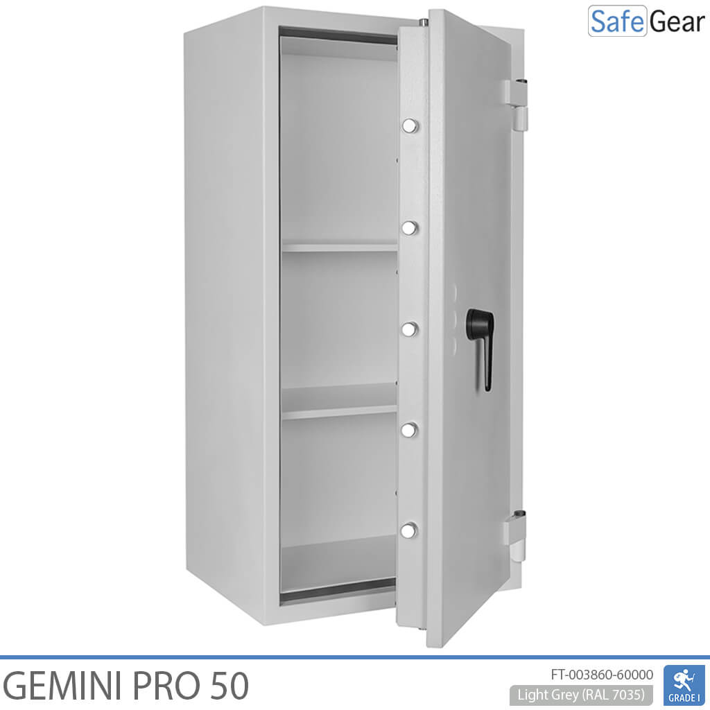 Gemini Pro 50 - Cassaforte di sicurezza (219 litri) - Test antieffrazione Grado 1