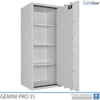 Gemini Pro 55 - Cassaforte di Sicurezza (292 Litri) - Grado di Resistenza all'Intrusione 1