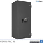 Gemini Pro 55 - Cassaforte di Sicurezza (292 Litri) - Grado di Resistenza all'Intrusione 1