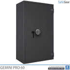 Gemini Pro 60 - Cassaforte di Sicurezza (431 Litri) - Grado di Resistenza all'Intrusione 1