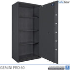 Gemini Pro 60 - Cassaforte di Sicurezza (431 Litri) - Grado di Resistenza all'Intrusione 1
