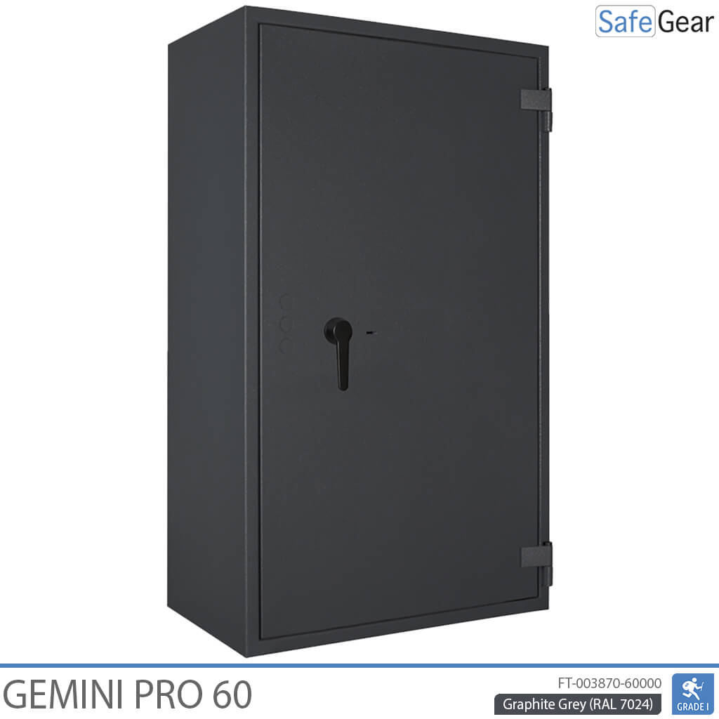 Gemini Pro 60 - Cassaforte di Sicurezza (431 Litri) - Grado di Resistenza all'Intrusione 1