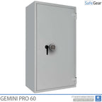 Gemini Pro 60 - Cassaforte di Sicurezza (431 Litri) - Grado di Resistenza all'Intrusione 1