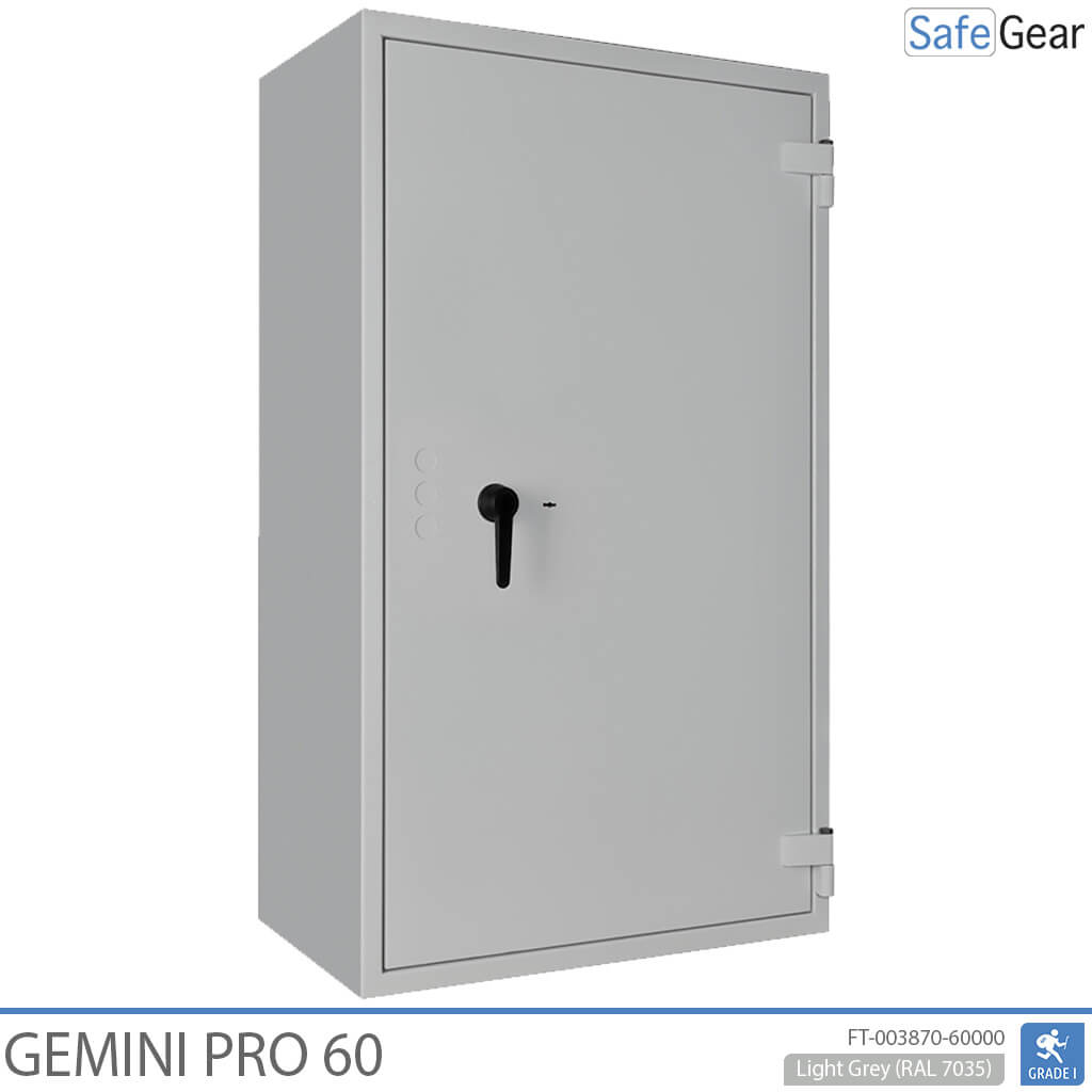 Gemini Pro 60 - Cassaforte di Sicurezza (431 Litri) - Grado di Resistenza all'Intrusione 1