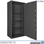 Gemini Pro 70 - Cassaforte di Sicurezza (479 Litri) - Grado di Resistenza all'Intrusione 1