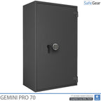Gemini Pro 70 - Cassaforte di Sicurezza (479 Litri) - Grado di Resistenza all'Intrusione 1