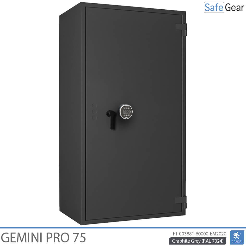 Gemini Pro 75 - Cassaforte di Sicurezza (544 Litri) - Grado di Resistenza all'Intrusione 1