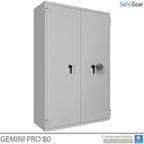 Gemini Pro 80 - Cassaforte di Sicurezza (859 Litri) - Grado di Resistenza all'Intrusione 1