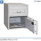 Cassaforte Deposito Gemini Pro D-I 97 (119 L) - Test antieffrazione D-I - Serratura A Codice con 9 codici utente