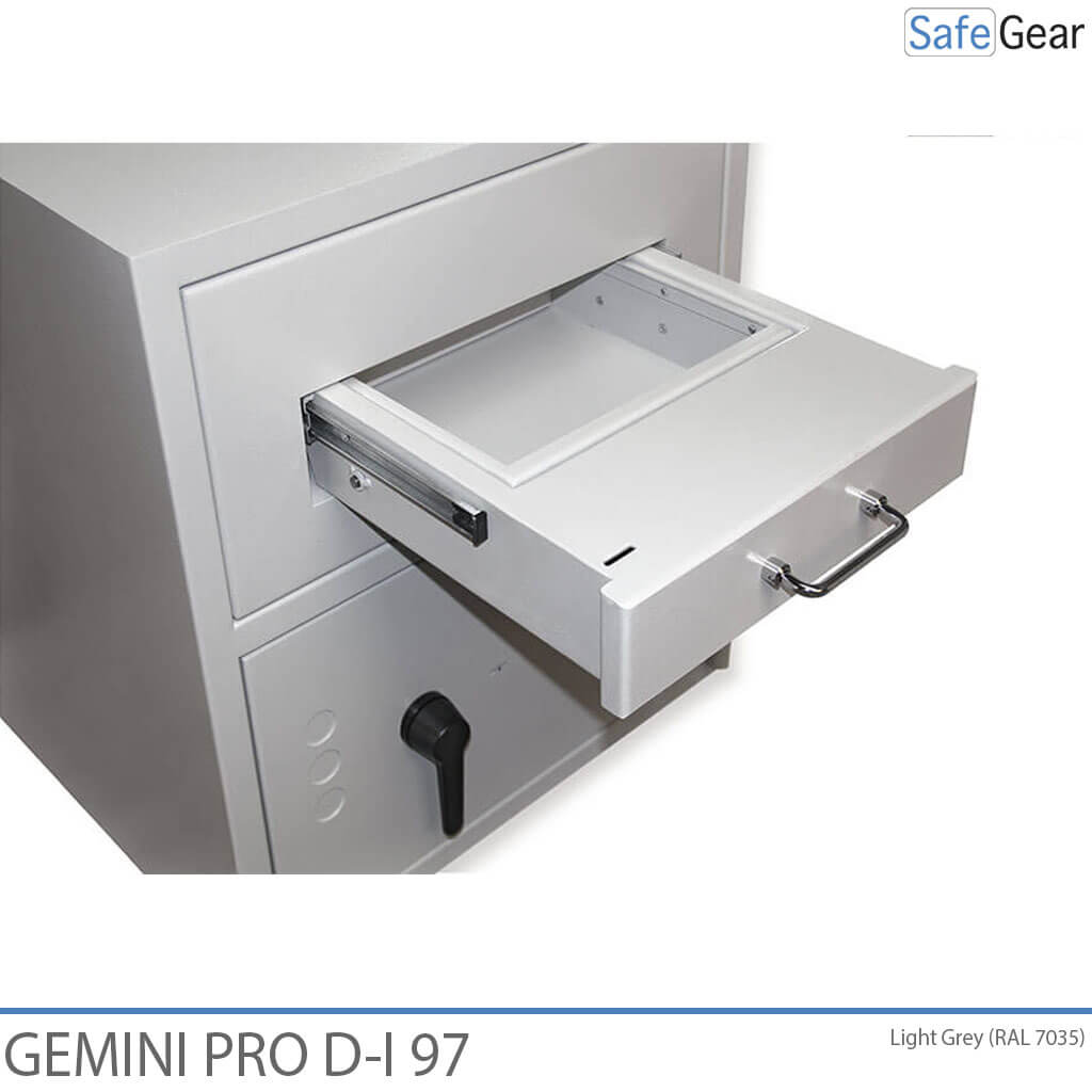 Gemini Pro D-I 97 Cassaforte Deposito (119 L) - Con Scomparto Interno - Test Antieffrazione D-I - Serratura A Codice Axessor