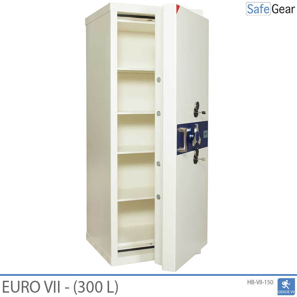 Euro VII High Security Floor Safe. House Safe to deposit valuables, cash and jewelry. Burglary tested in Grade 7 EN1143-1.