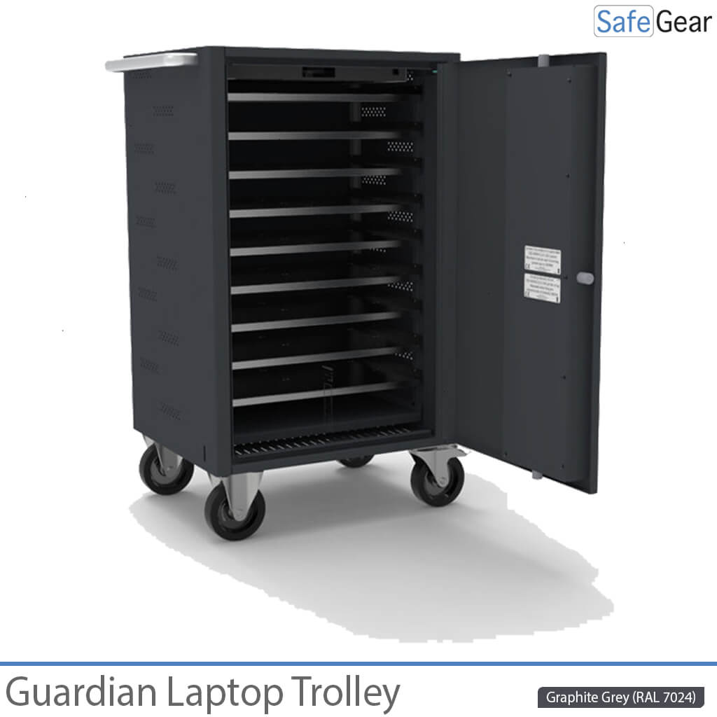 Guardian 1200 Computer Cart - 20 Laptops with Charging