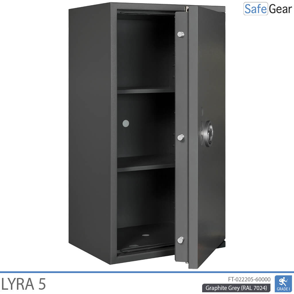 Lyra 5 - Cassaforte di sicurezza (109 Litri) - Test antieffrazione Grado 1