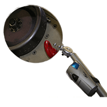 Specchio per ispezioni 30 cm - Acciaio inossidabile