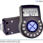 Kaba Axessor USB electronic lock with motorized bolt work