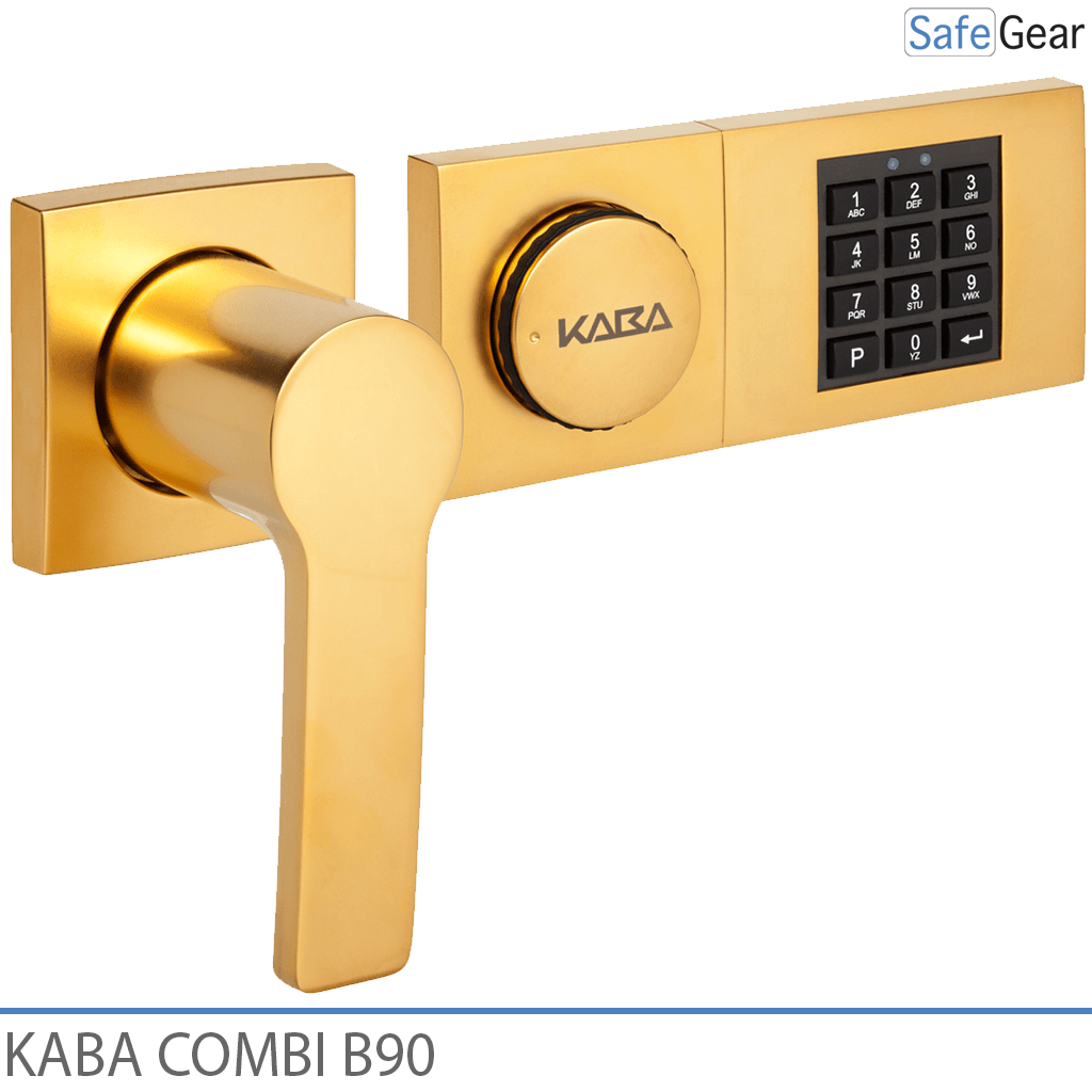 Serratura a combinazione Kaba Combi B90 per cassaforte con chiave di emergenza