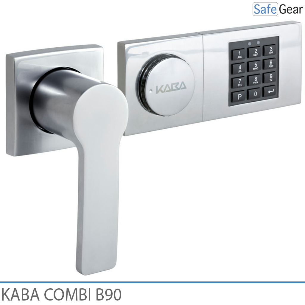 Serratura a combinazione Kaba Combi B90 per cassaforte con chiave di emergenza