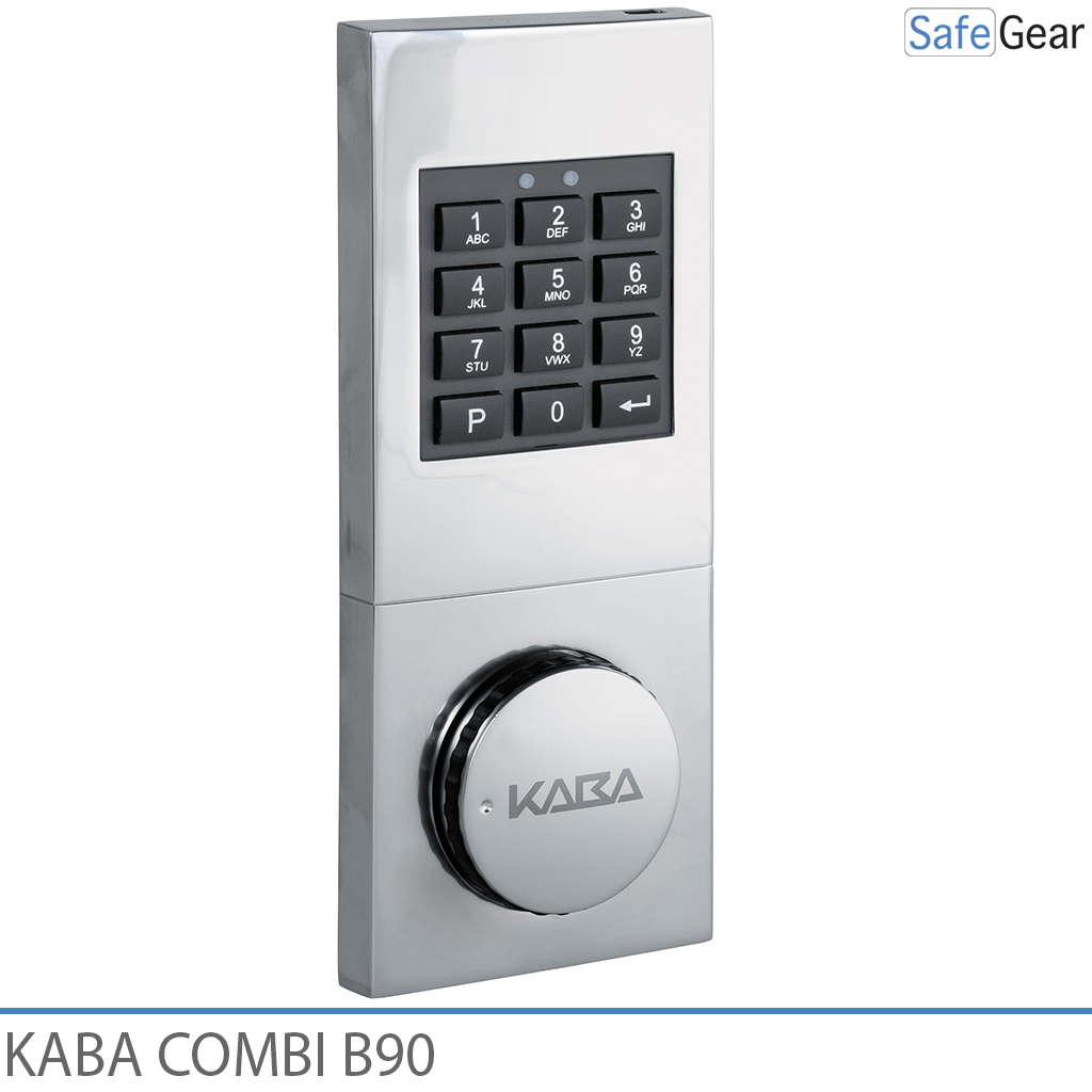 Serratura a combinazione Kaba Combi B90 per cassaforte con chiave di emergenza