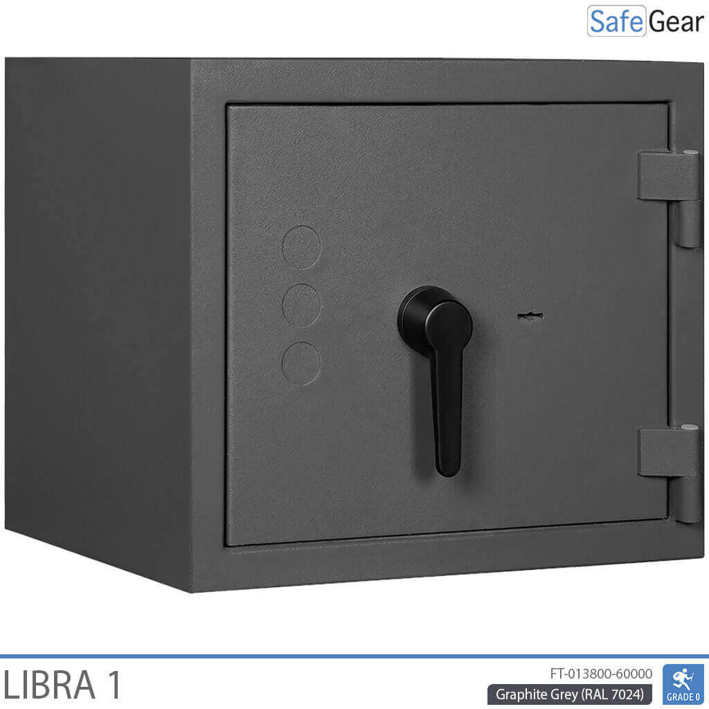 Libra 1 - Cassaforte di Sicurezza (46 Litri) - Grado di Resistenza all'Intrusione 0
