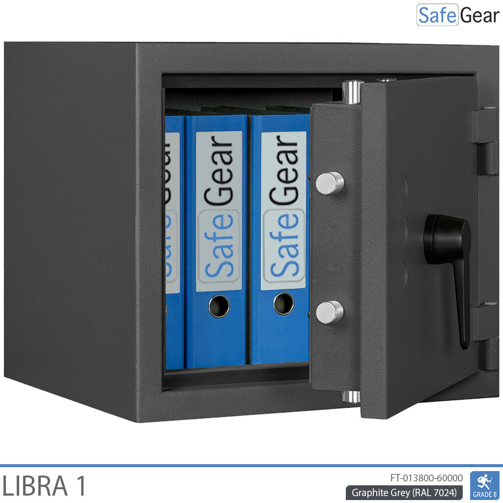 Libra 1 - Cassaforte di Sicurezza (46 Litri) - Grado di Resistenza all'Intrusione 0