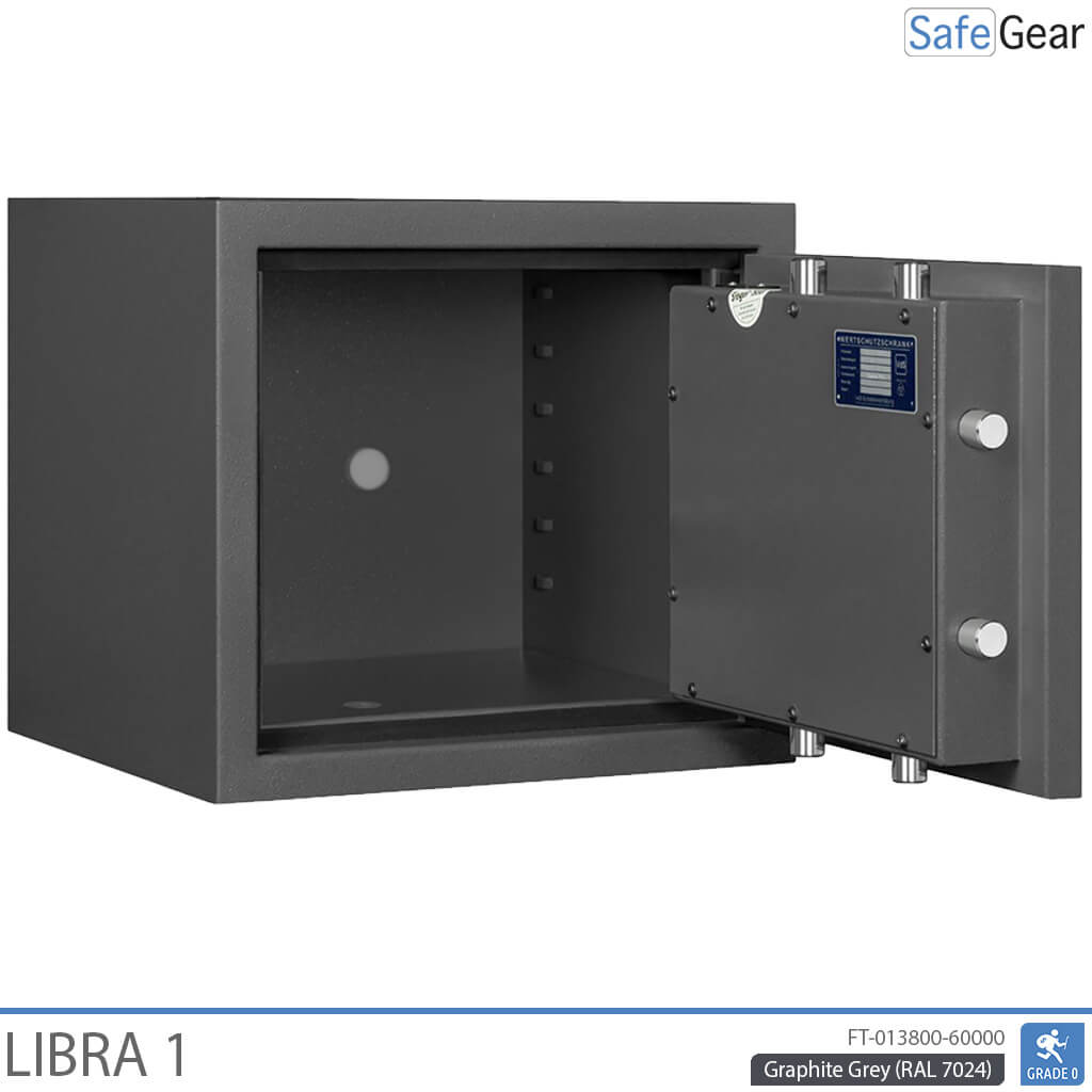 Libra 1 - Cassaforte di Sicurezza (46 Litri) - Grado di Resistenza all'Intrusione 0