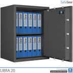Libra 20 - Cassaforte di Sicurezza (142 Litri) - Grado di Resistenza all'Intrusione 0