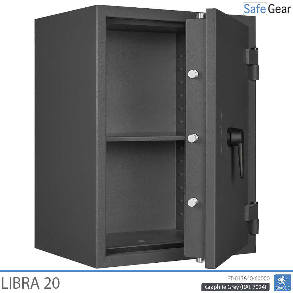Libra 20 - Cassaforte di Sicurezza (142 Litri) - Grado di Resistenza all'Intrusione 0