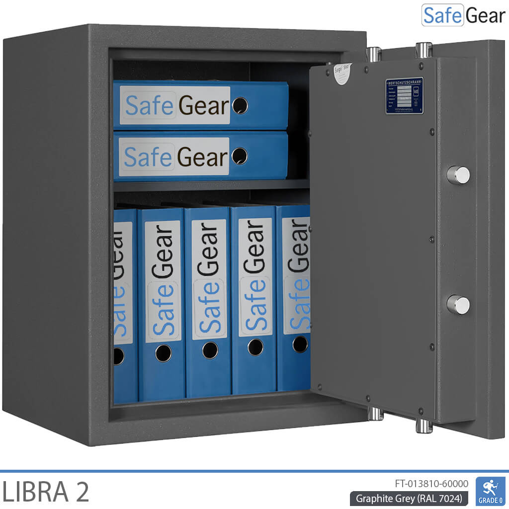 Libra 2 - Cassaforte di Sicurezza (70 Litri) - Grado di Resistenza all'Intrusione 0