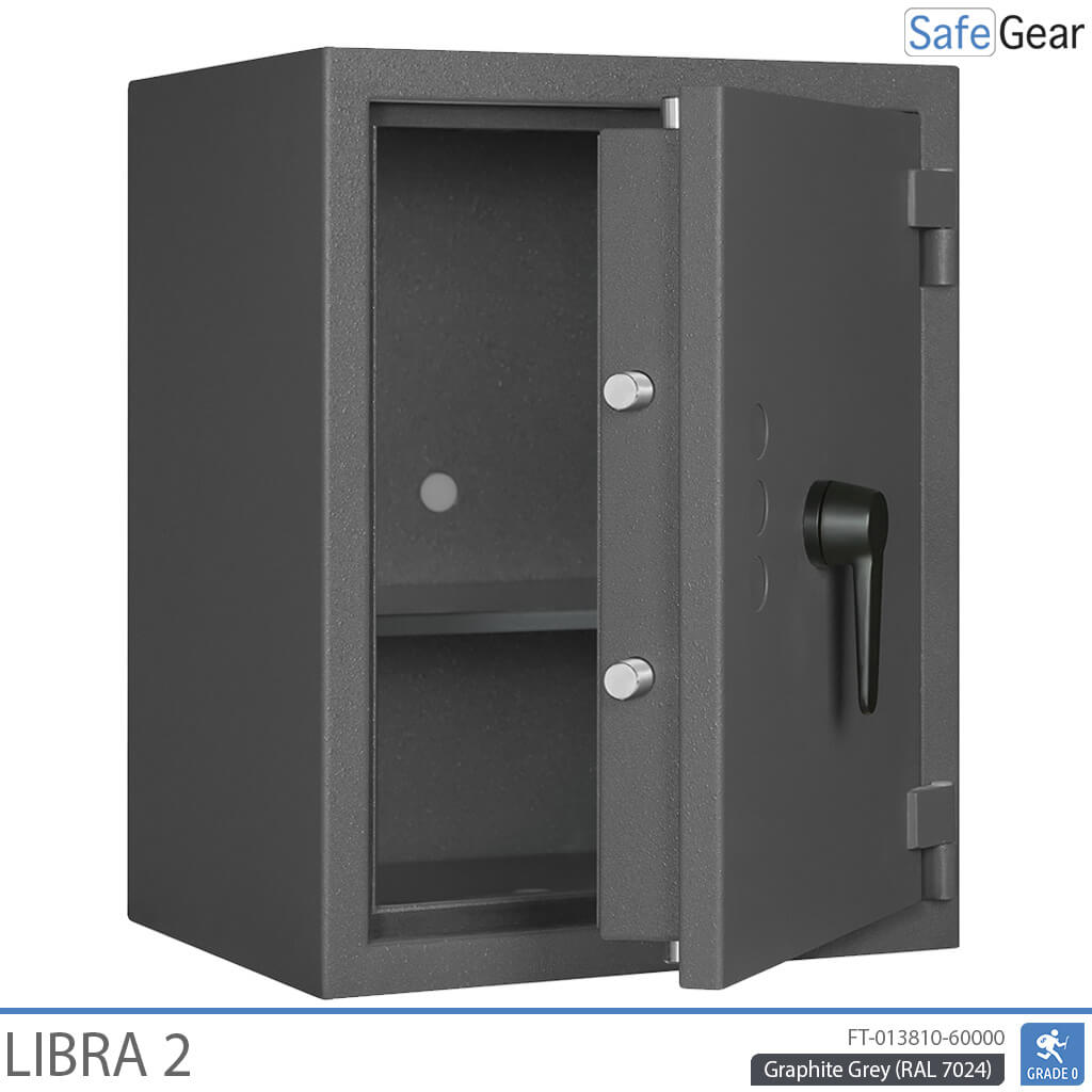 Libra 2 - Cassaforte di Sicurezza (70 Litri) - Grado di Resistenza all'Intrusione 0