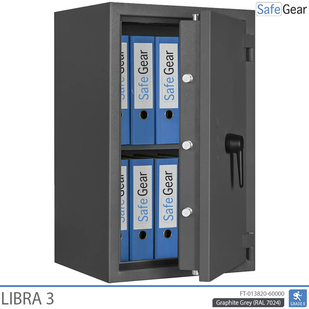 Libra 3 - Cassaforte di Sicurezza (91 Litri) - Grado di Resistenza all'Intrusione 0
