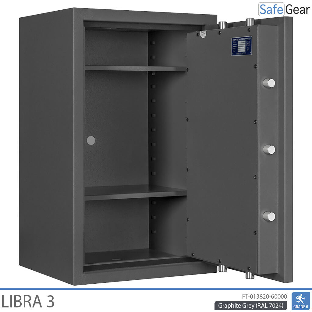 Libra 3 - Cassaforte di Sicurezza (91 Litri) - Grado di Resistenza all'Intrusione 0