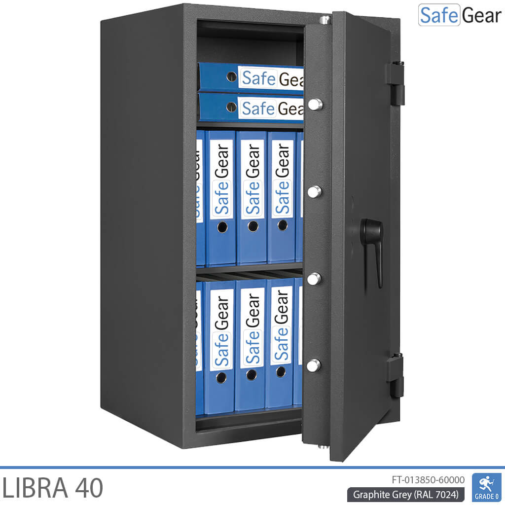 Libra 40 - Cassaforte di Sicurezza (180 Litri) - Grado di Resistenza all'Intrusione 0
